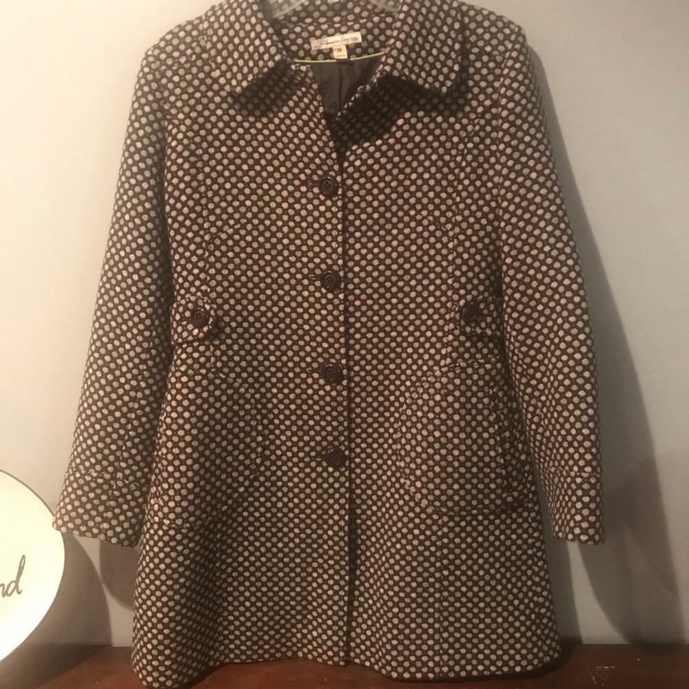 ✨EUC✨ American Rag Polka Dot Coat